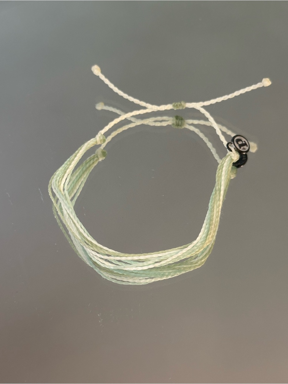 Pura Vida. Light Green Multi-Strand Friendship Bracelet